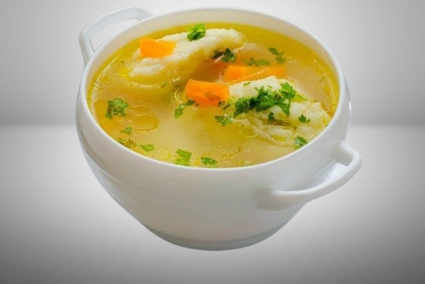 Supa de galuste, a delicious Romanian soup with dumplings: